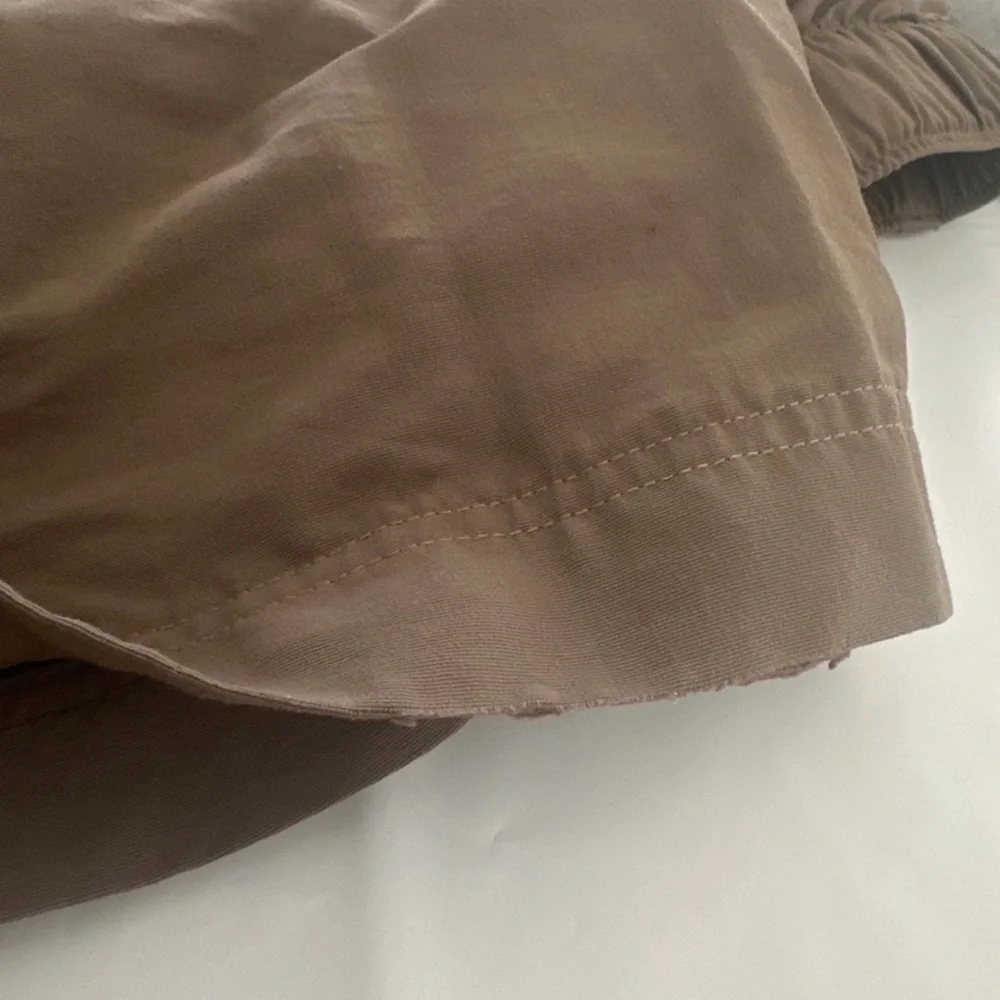 The North Face Men's Pants Size XL Brown Belted Nylon Convertible Hiking Cargo‎